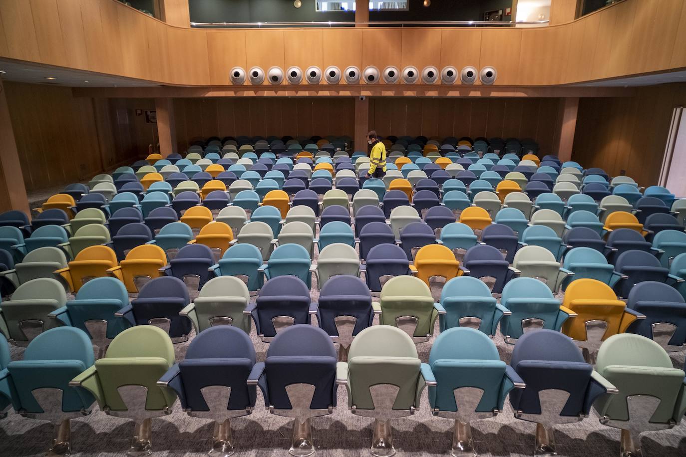 Los trabajos en el gran edificio de la península de La Magdalena estarán acabados «para mediados de julio»