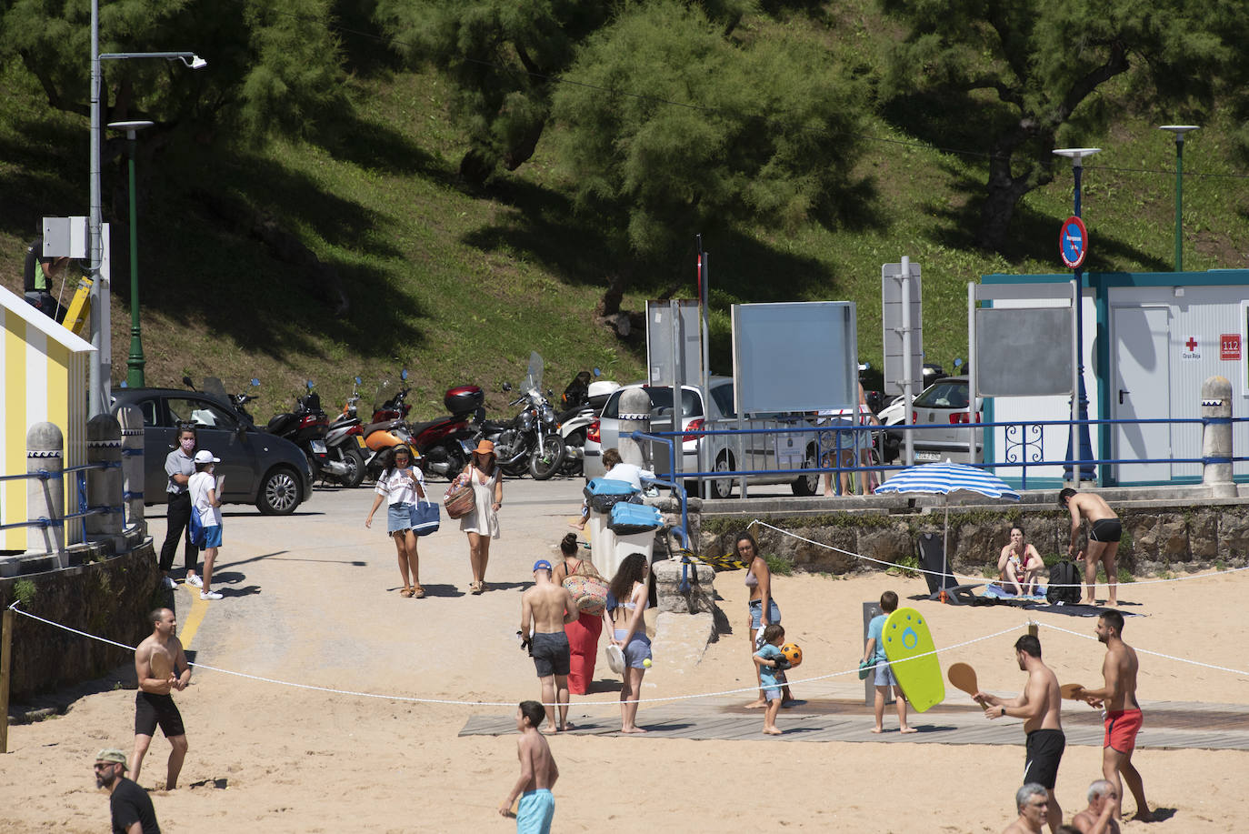 Fotos: Así están las playas de El Sardinero este sábado