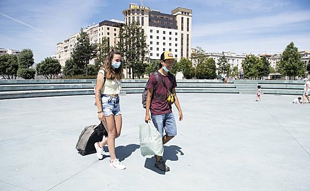 Maykel Erazo y Maialen Onraita.