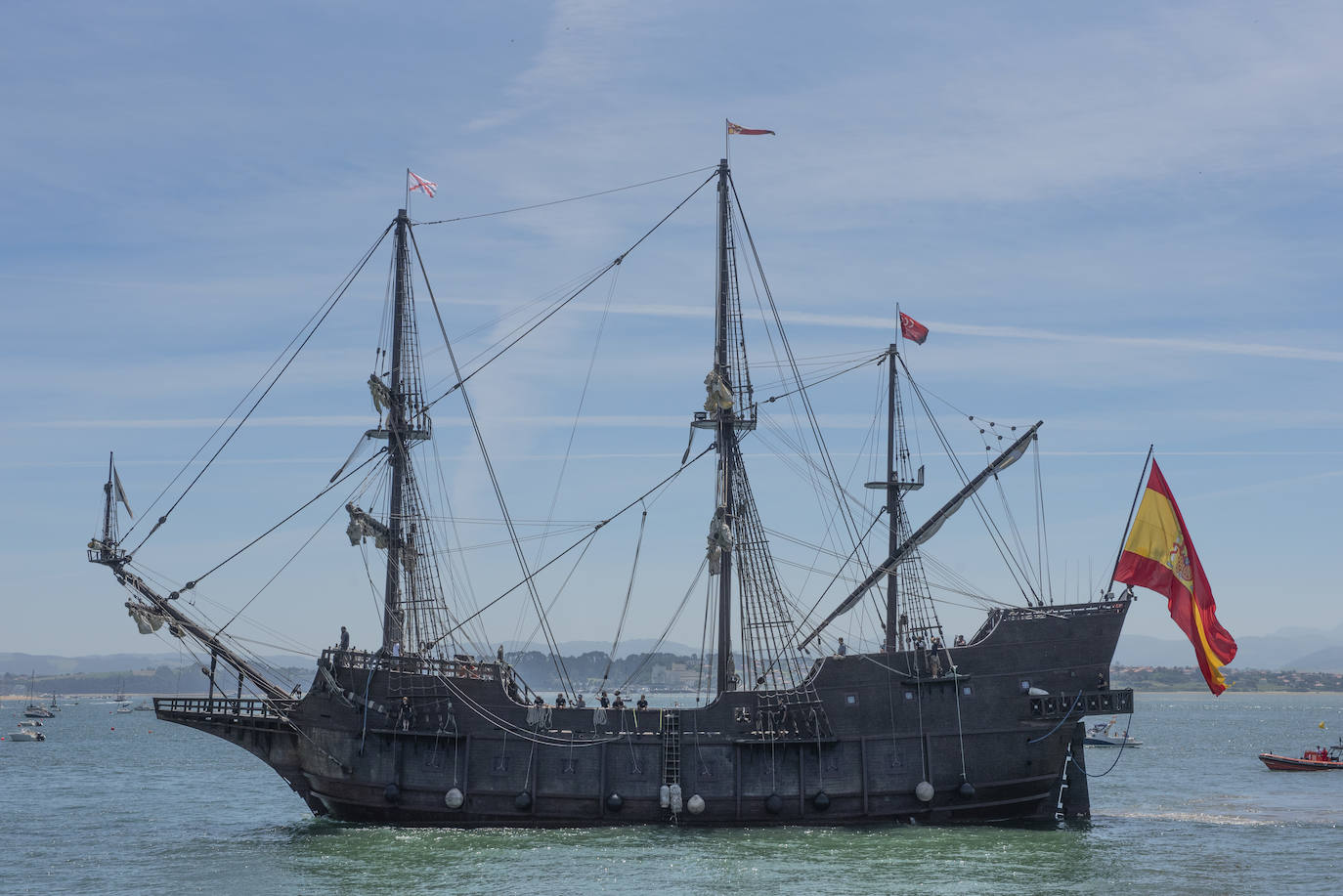 Fotos: Llegada del Galeón Andalucía a Santander