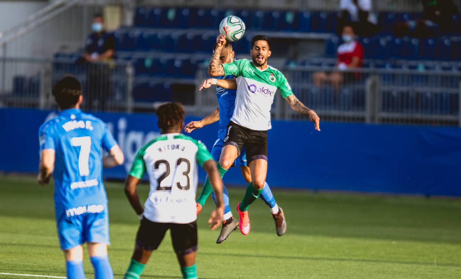 El Racing perdió en el estadio Fernando Torres ante el Fuenlabrada.