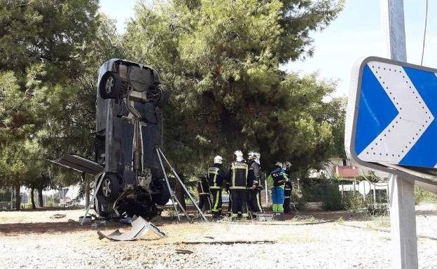 Imagen de archivo de un accidente en la Comunidad de Madrid 