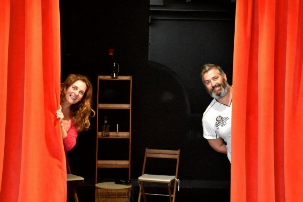 Eva Paula Ramos y Javier Mediavilla son los fundadores y responsables de la nueva sala, sede a su vez de la compañía Ulapé Teatro. 