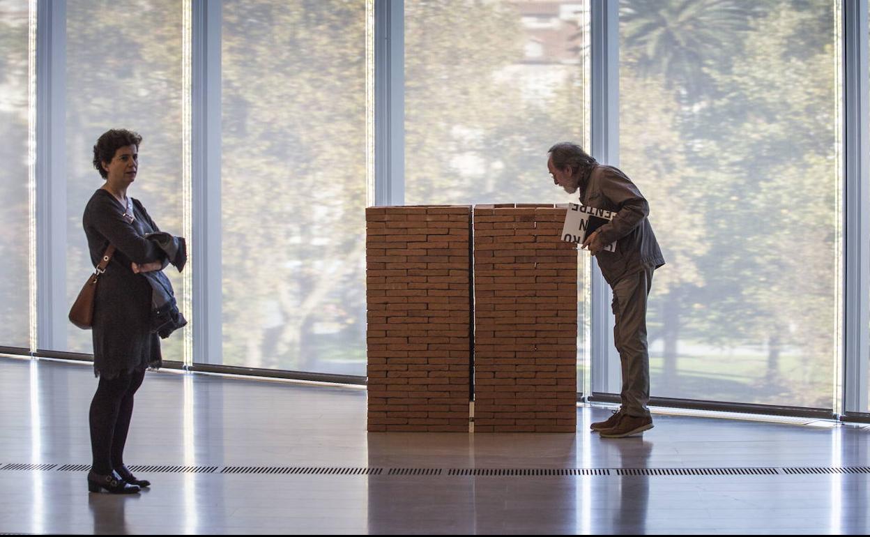 Exposicion 'Coleccionando procesos. 25 años de Itinerarios', una de las que conformaron la programación del Centro Botín en 2019. 