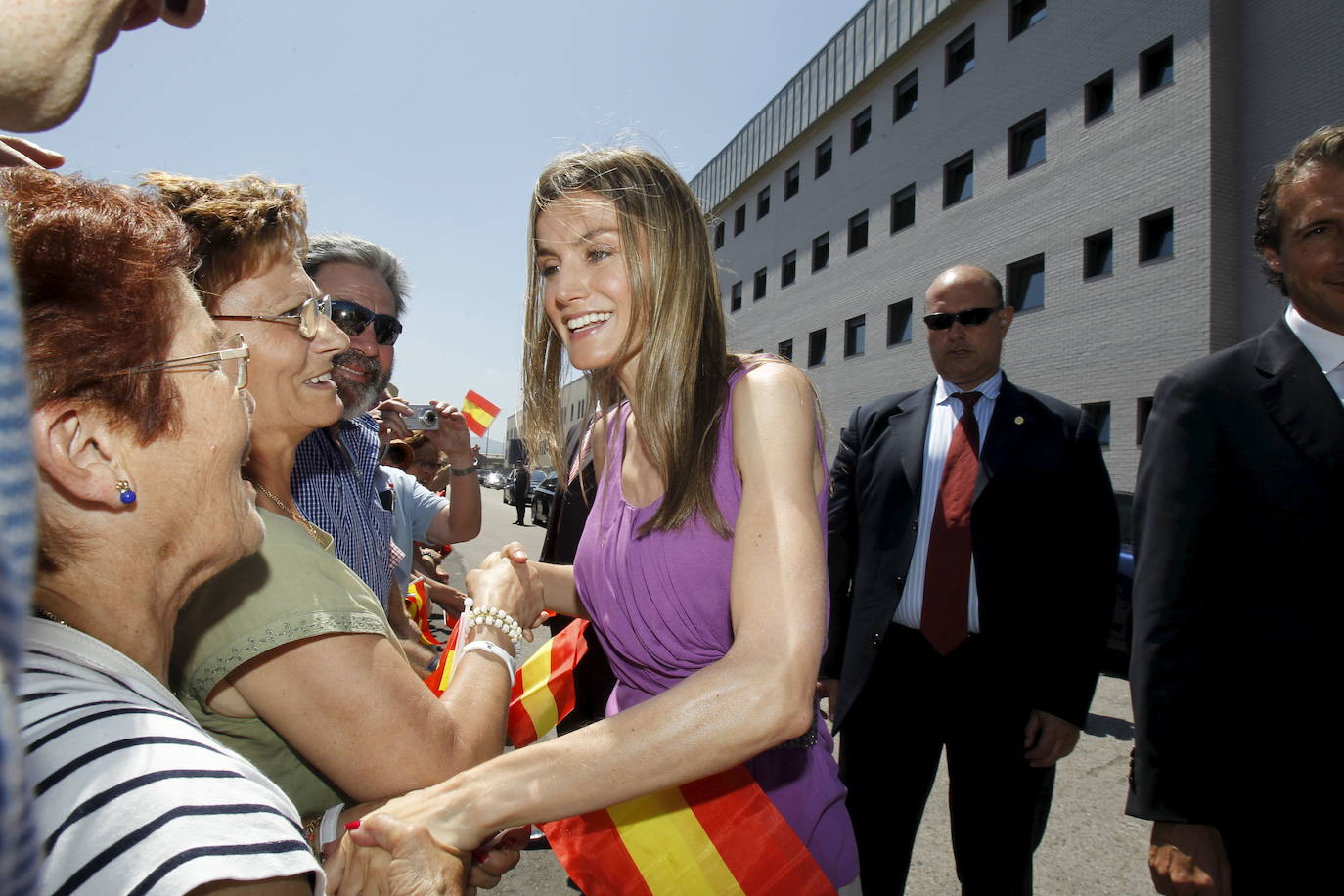 La princesa Letizia inauguró en julio de 2010 el centro de acogida que lleva su nombre, ubicado en Cadina.