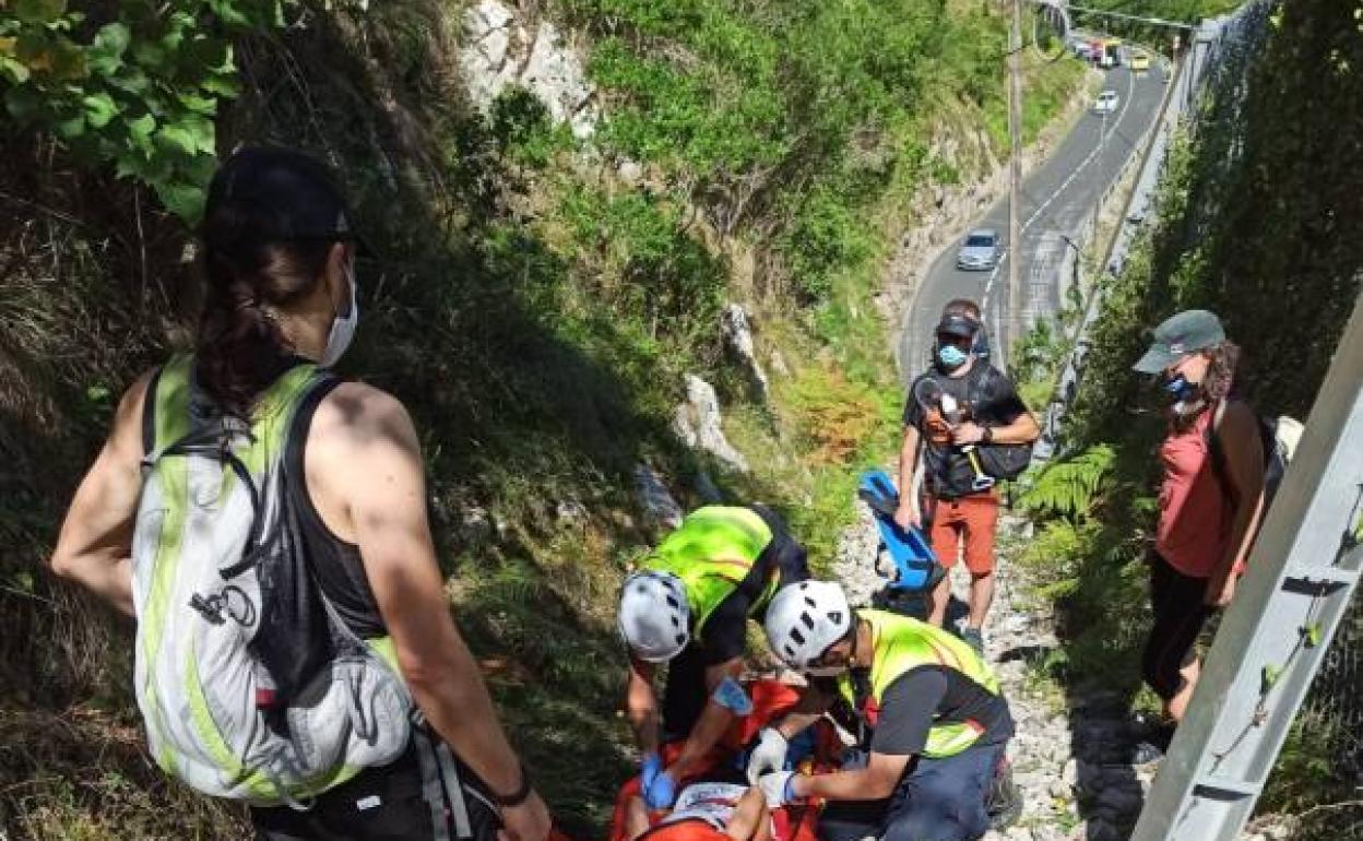 Doble rescate del 112 en Noja y en La Hermida