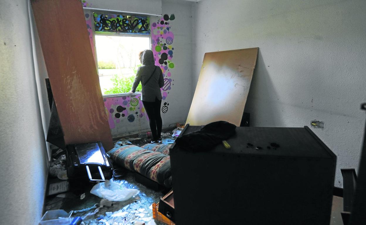 Interior de una casa ocupada. DM