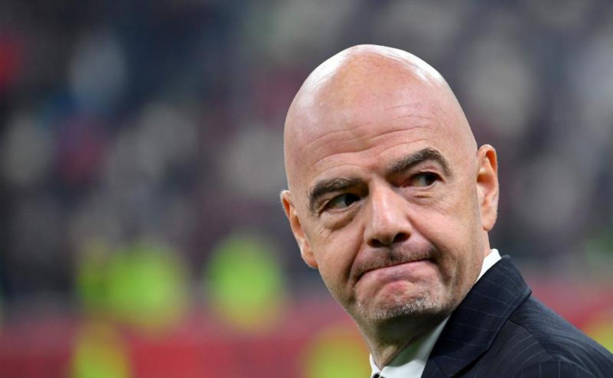 El presidente de la FIFA, Gianni Infantino. 