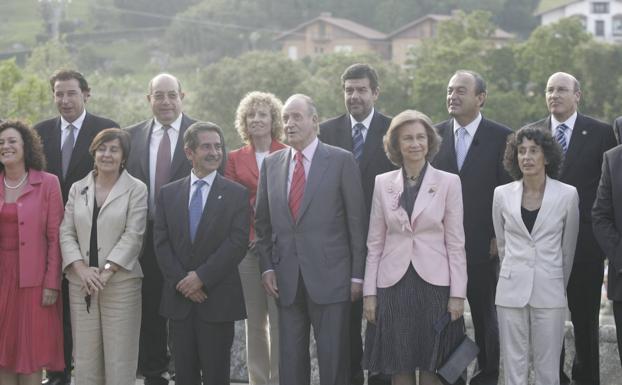 Imagen. En 2008 los Reyes volvieron a Cantabria con motivo de la reunión del patronato de la Fundación Comillas.