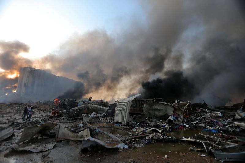 Fotos: La explosión en el puerto de Beirut, en imágenes