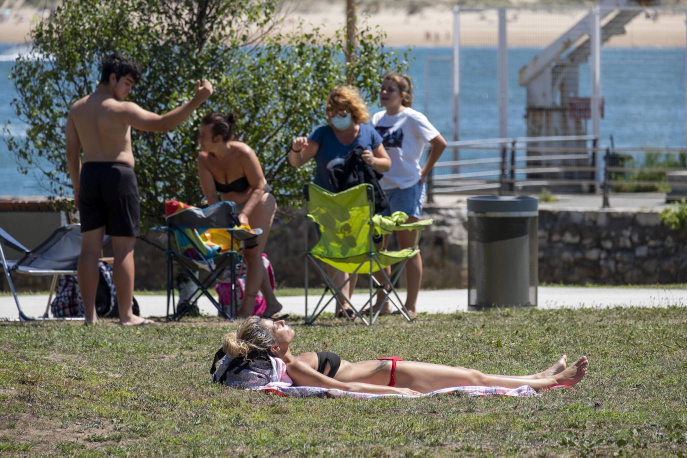 Fotos: Soportando el calor como se puede