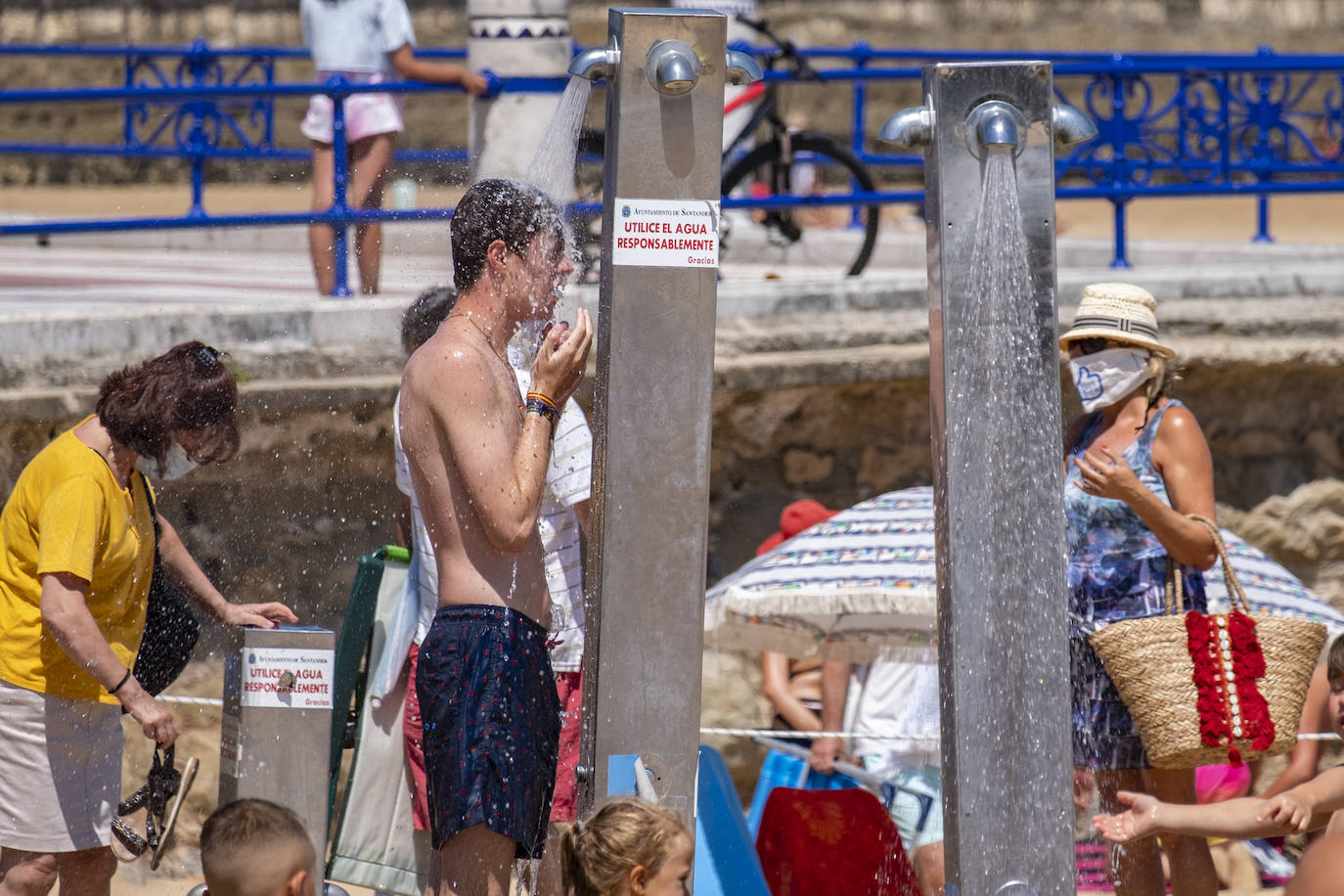 Fotos: Soportando el calor como se puede