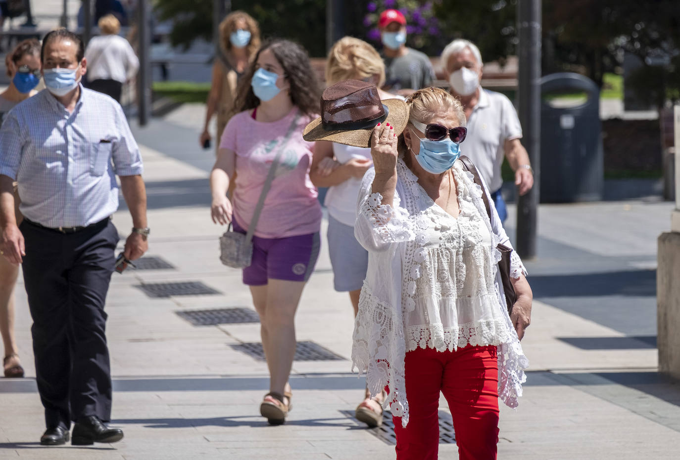 Fotos: Soportando el calor como se puede