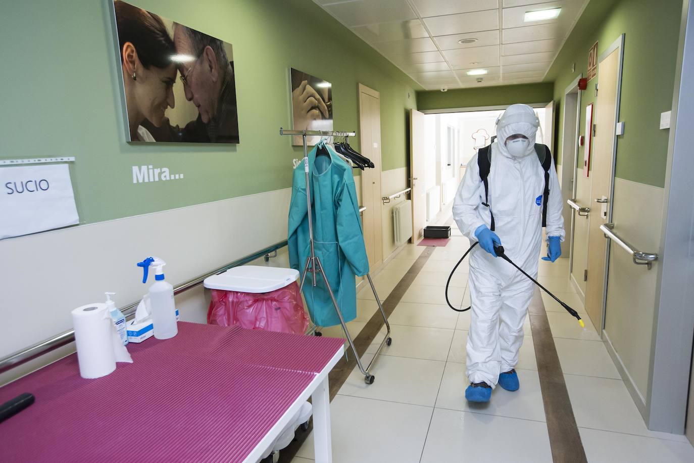 Fotos: Estricto protocolo sanitario en el Centro Hospitalario Padre Menni