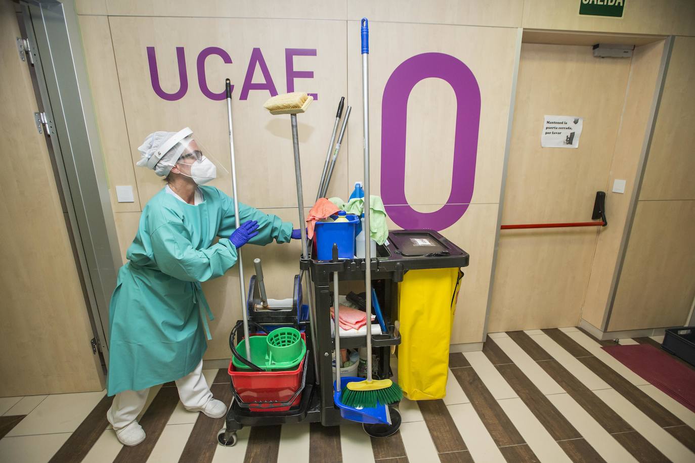 Fotos: Estricto protocolo sanitario en el Centro Hospitalario Padre Menni