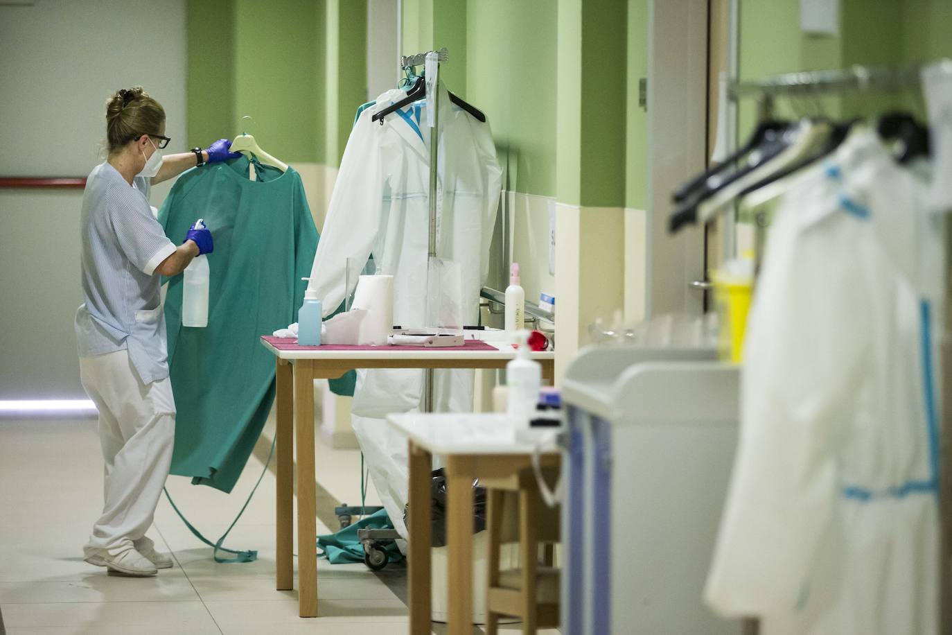 Fotos: Estricto protocolo sanitario en el Centro Hospitalario Padre Menni
