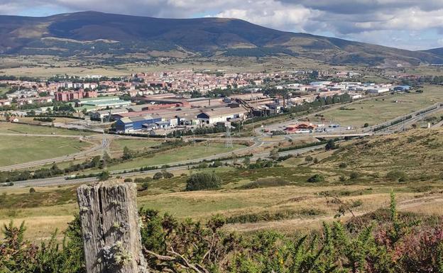 Vista de la ciudad desde la sierra de Matamorosa. 