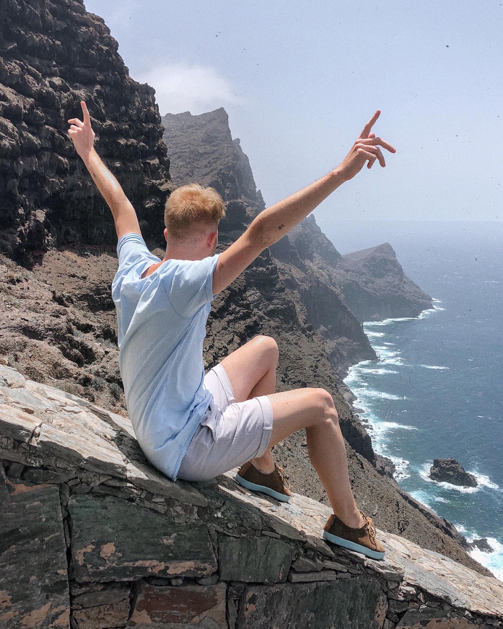 Fotón en el Mirador del Balcón, en Gran Canaria.