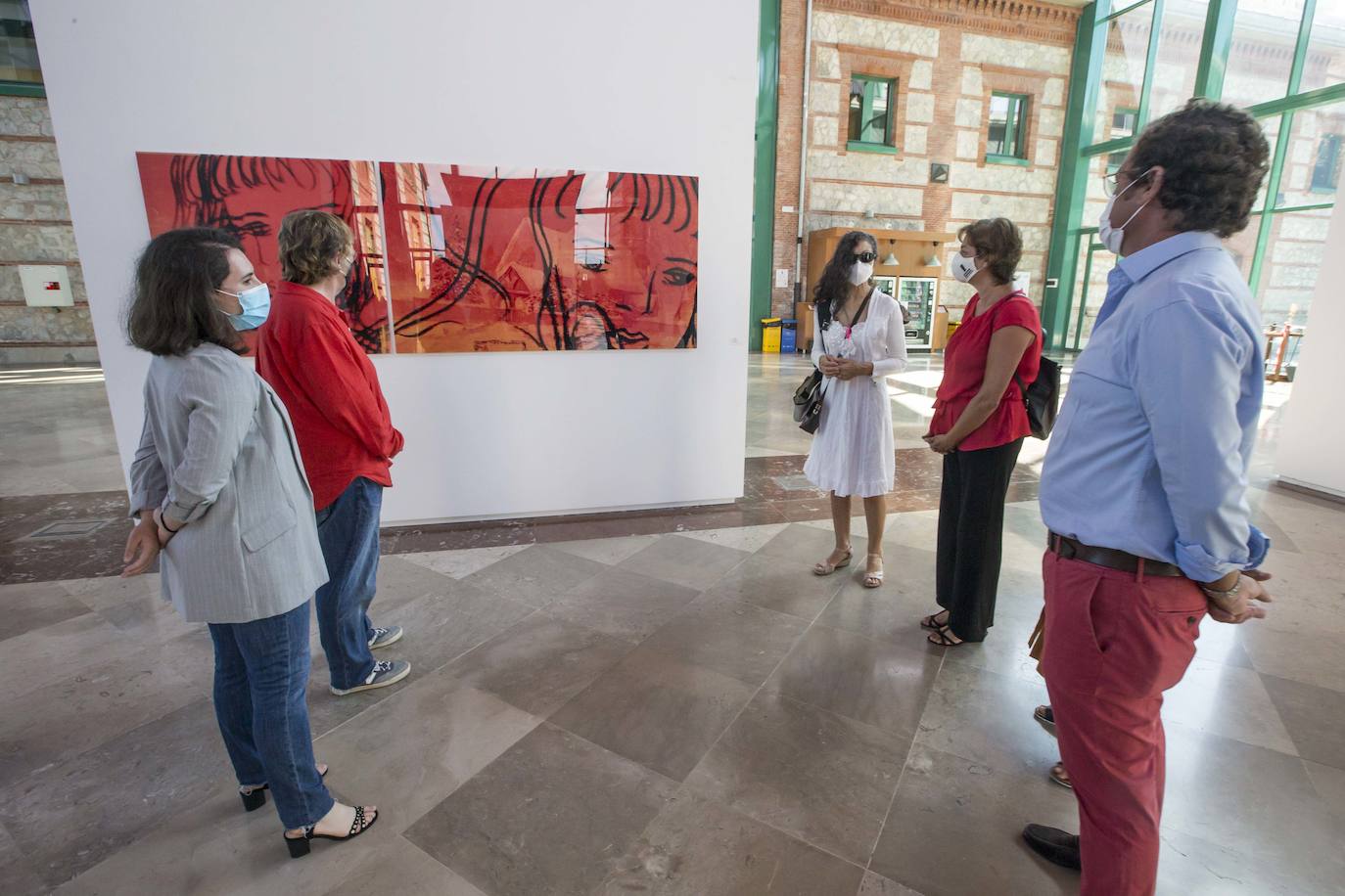 El espacio cultural Los Arenales, en la Biblioteca Central de Cantabria, acoge desde este miércoles 'Illuminations. Claritate Siderum', la segunda parte del proyecto expositivo de Pilar Cossío, tras la apertura de la muestra en el Museo Altamira.