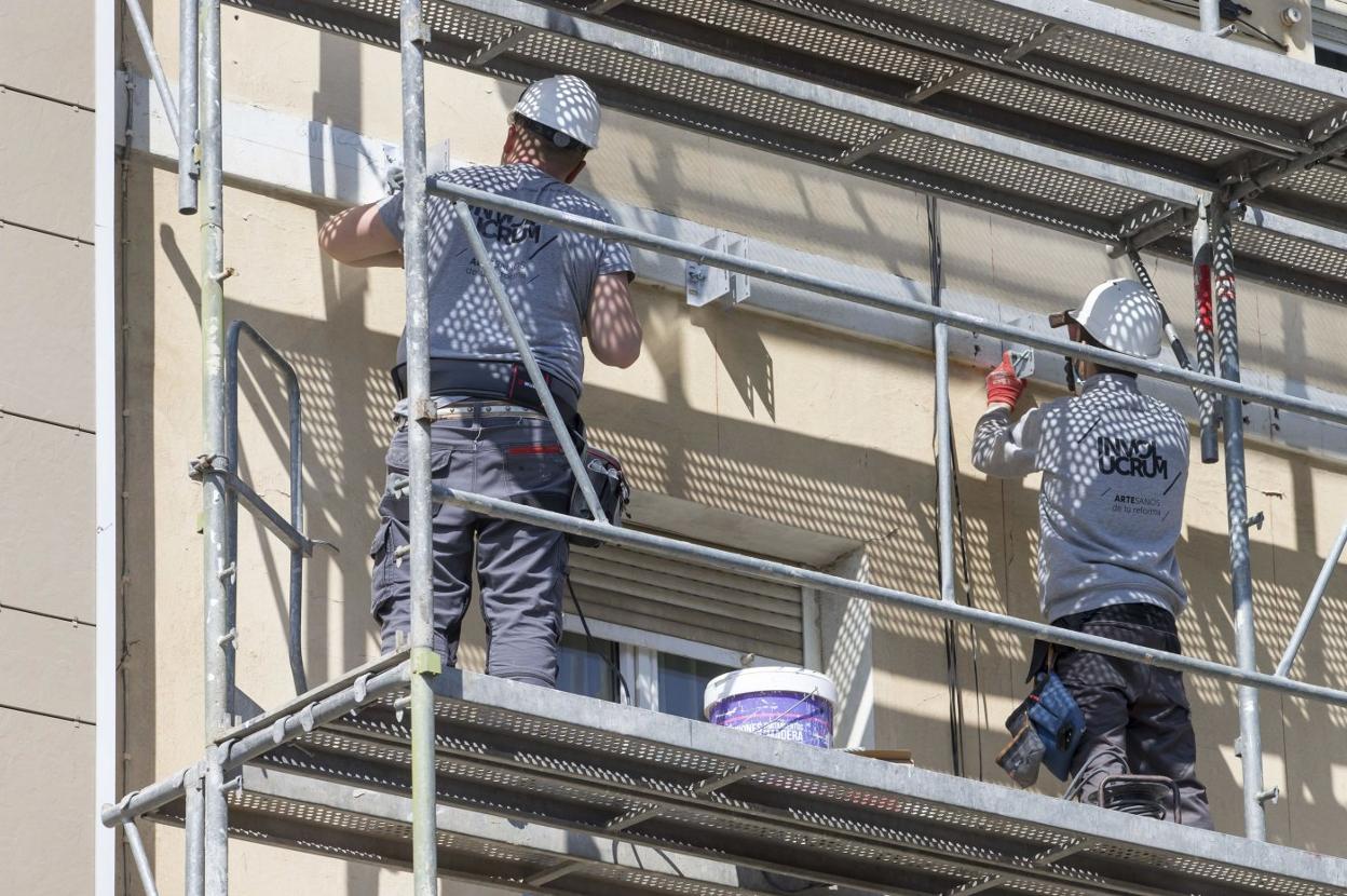 Las obras de rehabilitación y reforma precisan un empujón para reactivarse en esta época de pandemia.