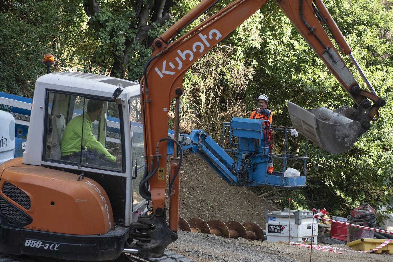 Los trabajos para recuperar el viejo acceso por El Sardinero tardarán tres meses en alcanzar la infraestructura original