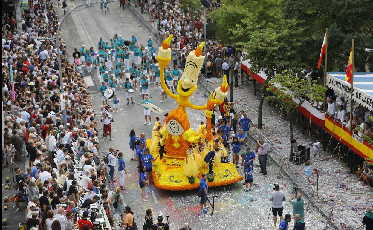 Imagen de la Batalla de Flores de 2019, la última celebrada.