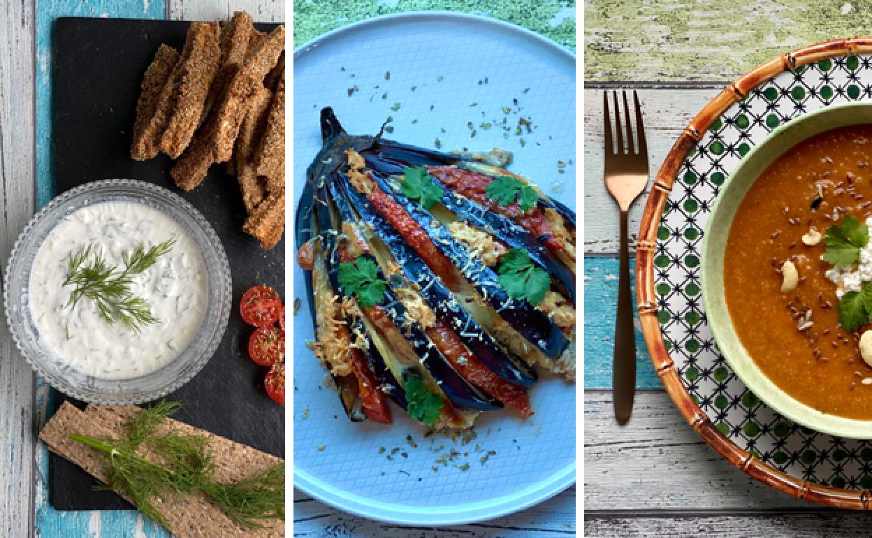 Tres platos sabrosos que reinventan el uso de la berenjena.