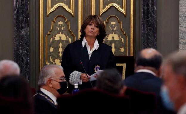 Dolores Delgado, la máxima responsable del Ministerio Público. 