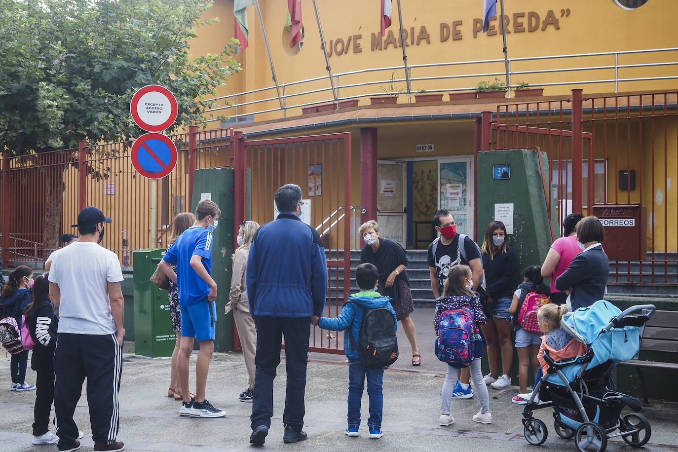 Así ha sido la 'vuelta al cole' en Torrelavega.