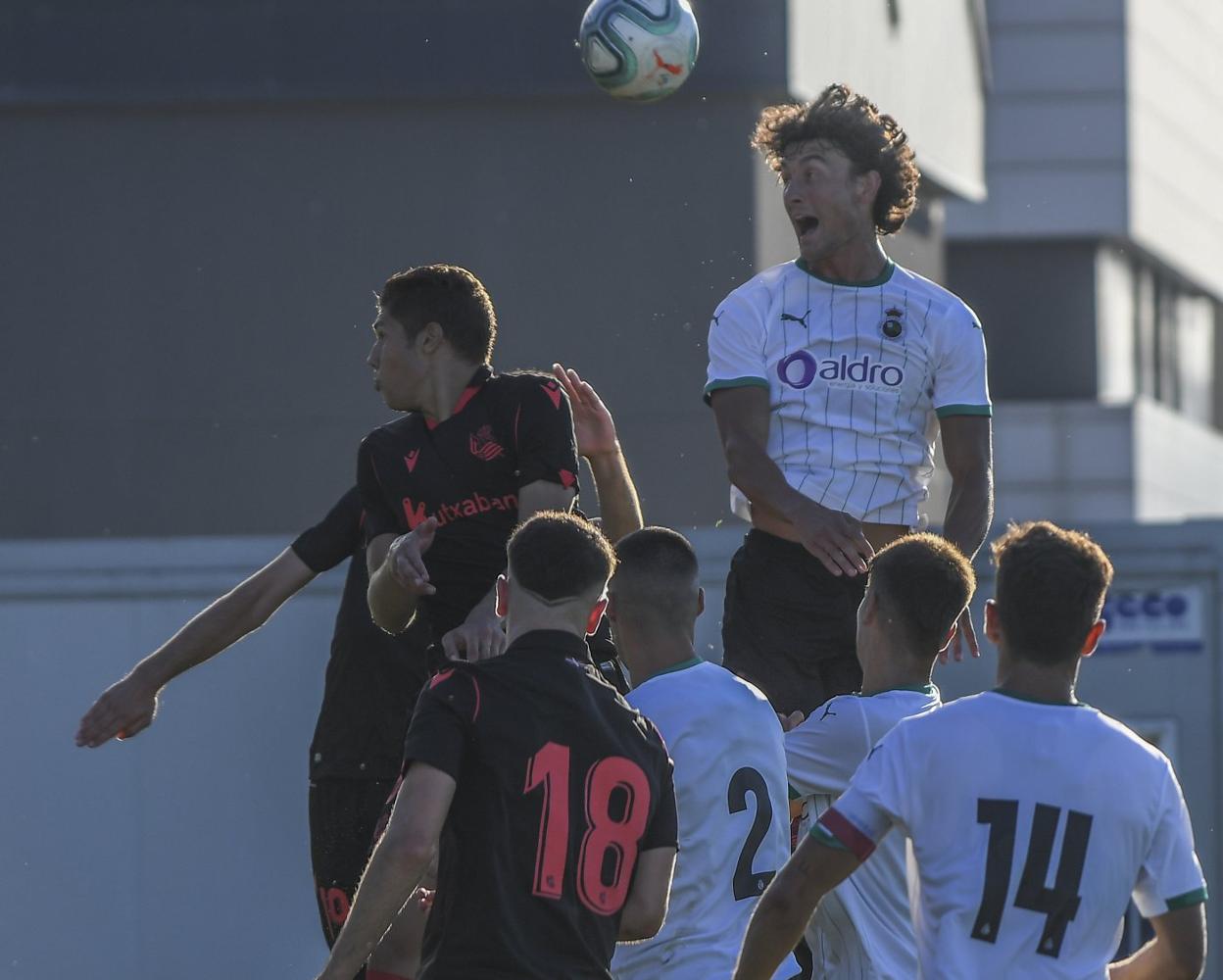 Juan Gutiérrez, otro de los canteranos que busca un hueco en el primer equipo. 