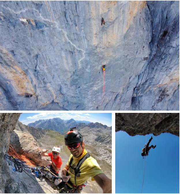 Varias imágenes de la espectacular ascensión.