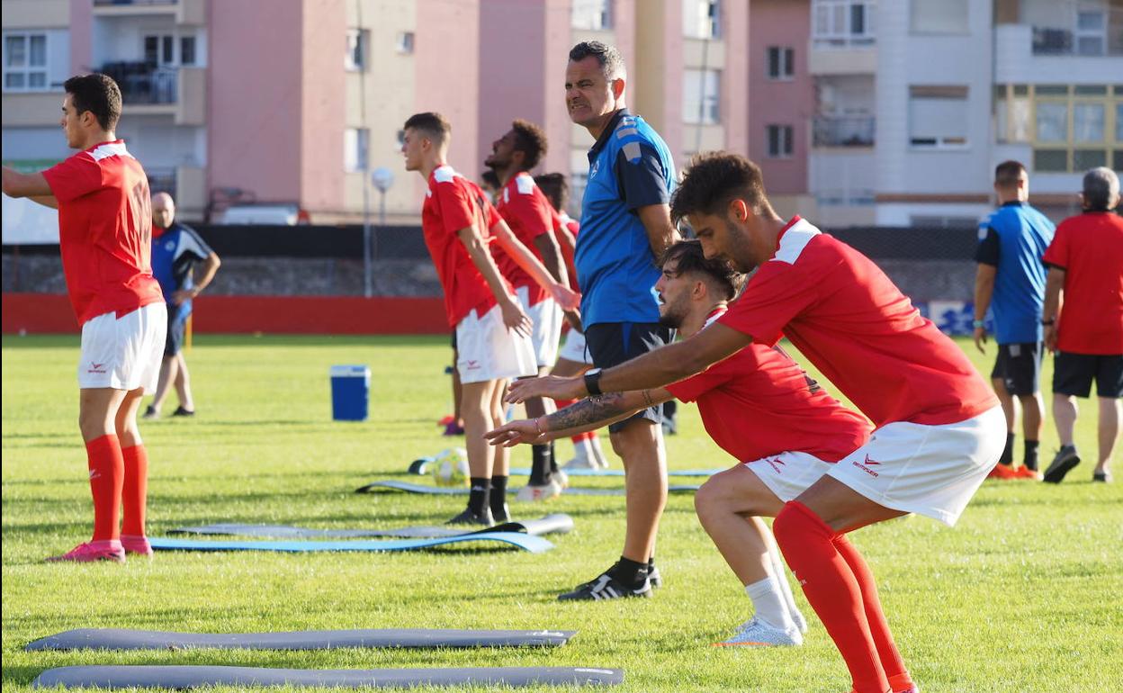 Imagen de archivo de un entrenamiento del Laredo esta pretemporada.