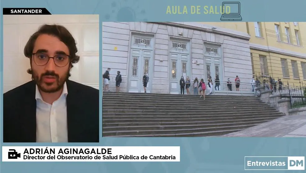 Adrián Aginagalde: «El 36% de los casos cántabros es asintomático»