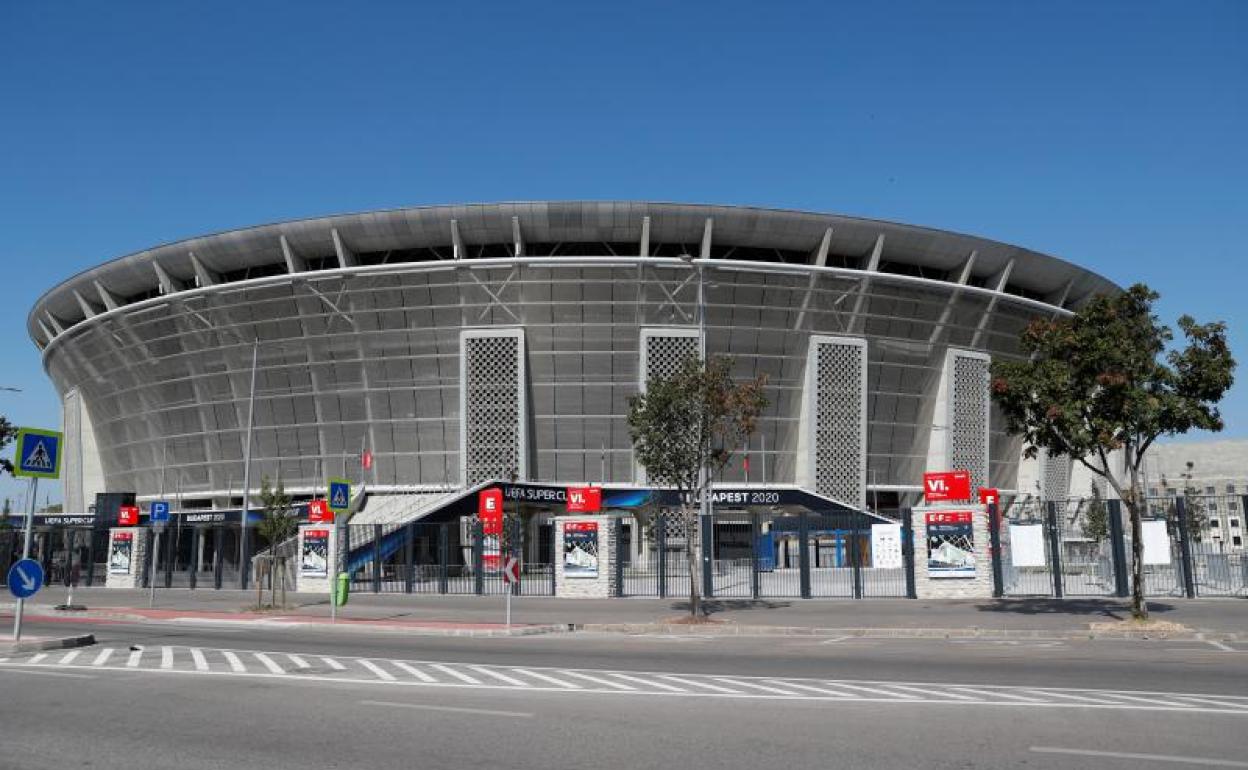 El Puskas Arena, estadio de la Supercopa de Europa 2020. 