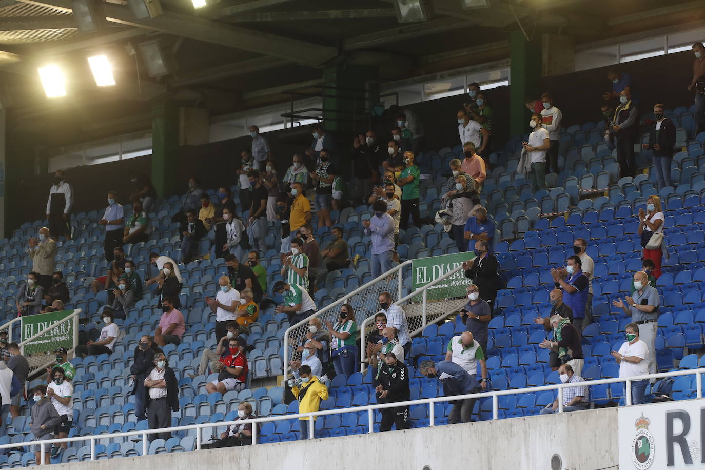 Amistoso y primer encuentro con público en los campos de El Sardinero 