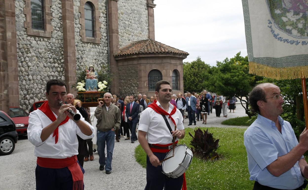 Una edición anterior de las fiestas de Barreda