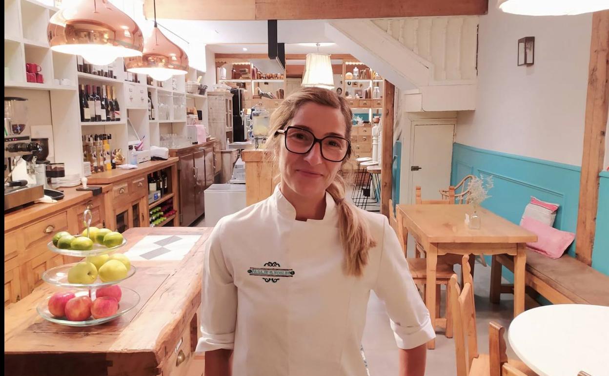  Belén Morquillas, propietaria este restaurante de Santillana del Mar.