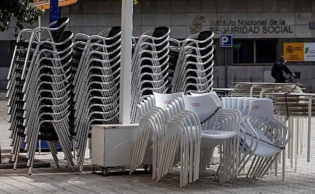 Un negocio de hostelería cerrado