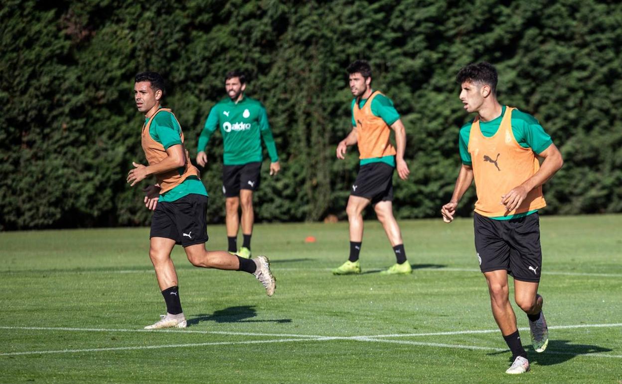 Imagen del entrenamiento de hoy.