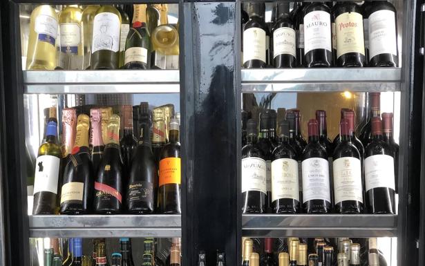 Bodega climatizada en el comedor principal. 