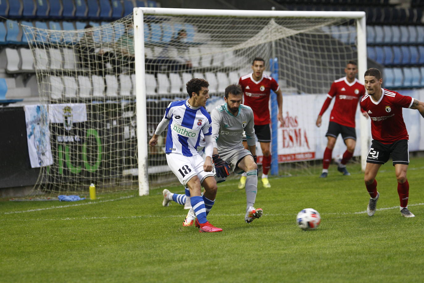 La Gimnástica cayó ante el Burgos en el partido de presentación del equipo torrelaveguense.