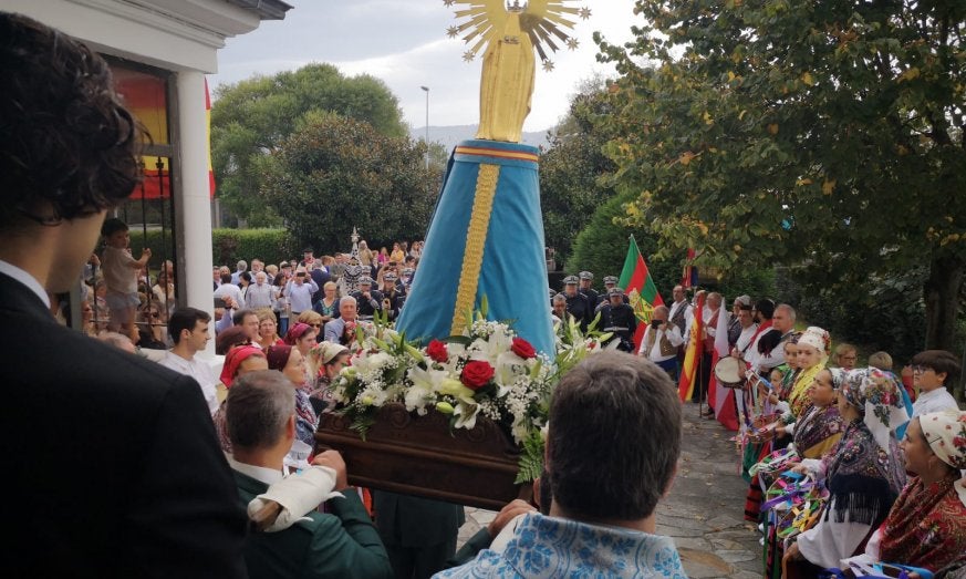 Imagen de archivo de una celebración de la fiesta de El Pilar en Guarnizo.