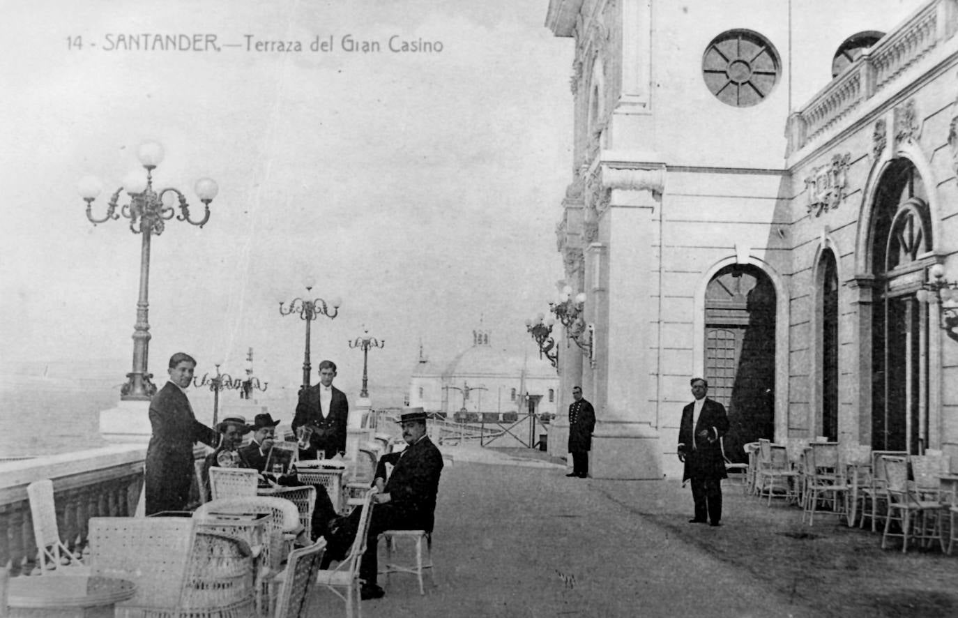 Años 20. Terraza del Casino.