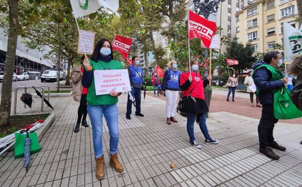 Concentraciones en los centros de salud para protestar por la «saturación» de trabajo