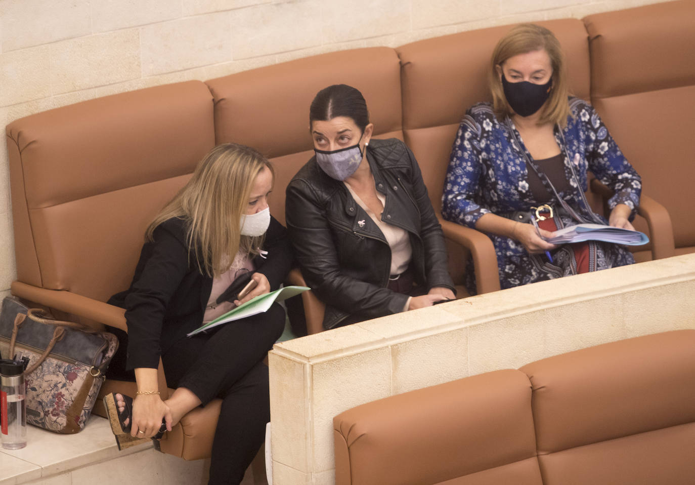 Pleno del Parlamento de Cantabria celebrado este lunes, 19 de octubre de 2020