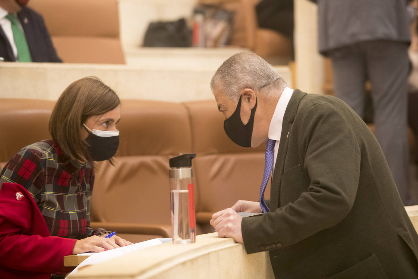 Pleno del Parlamento de Cantabria celebrado este lunes, 19 de octubre de 2020