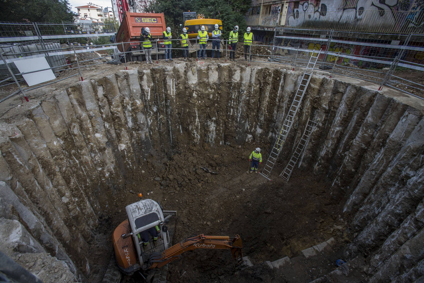 El túnel que quiere volver a abrirse ahora se inauguró en su día para los tranvías. De Tetuán a El Sardinero