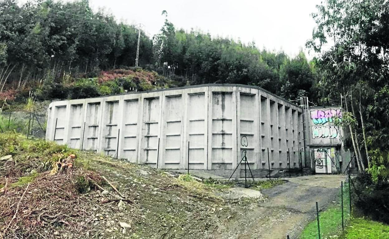 Depósito de agua del APD-2 de Cotolino cuya construcción permitió regularizar la situación de los vecinos de esta zona de Castro.