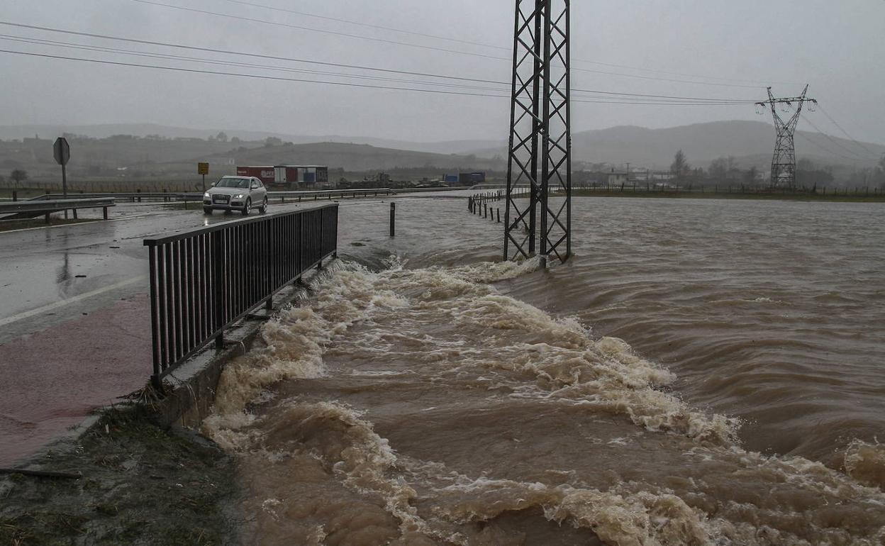 Inundaciones en Cmpoo de Enmedio en enero de 2019.