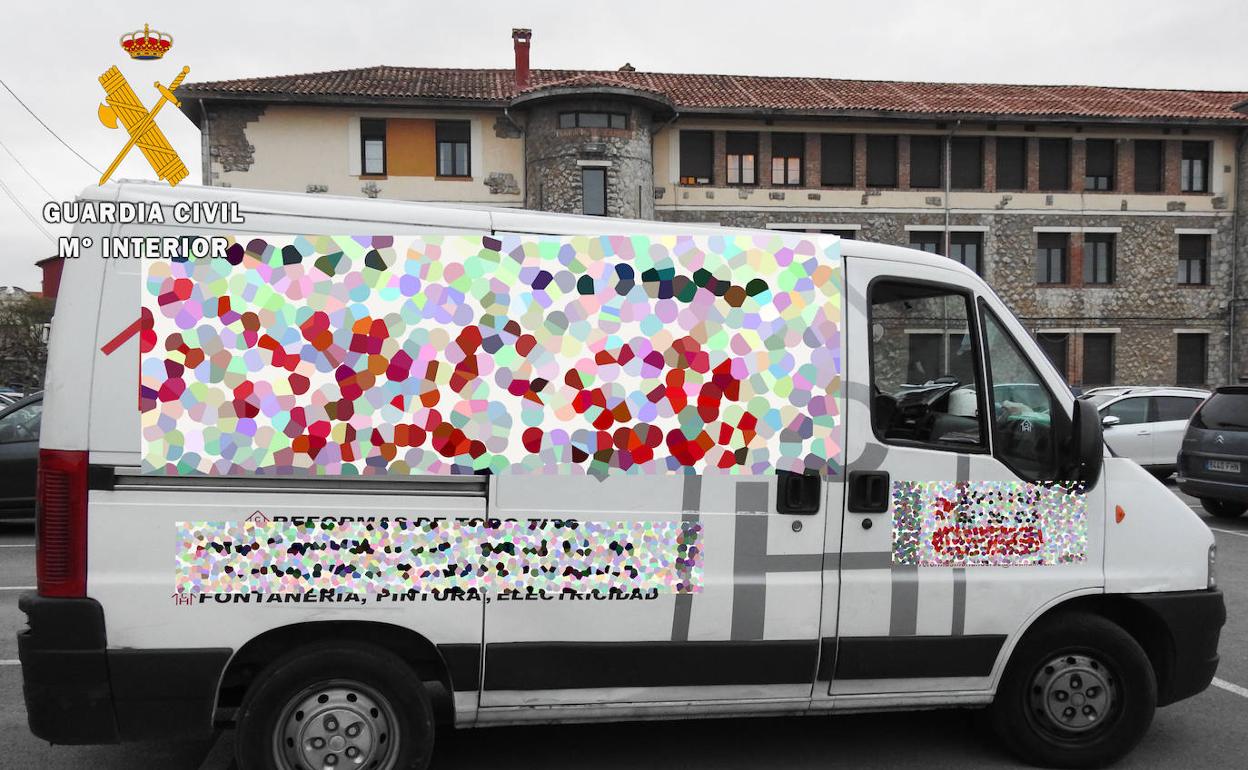 Vehículo que se usó para el robo.